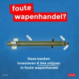 Eerlijke Bankwijzer: ING, ABN Amro en Van Lanschot investeren nog steeds in foute wapenleveranciers
