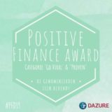 Bright Pensioen, PCAF, Phenix Capital, Perfect Day en BLG genomineerd voor Positive Finance Award