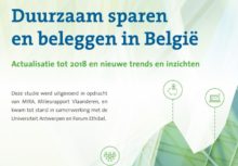 Groei in omvang duurzaam beleggen en privaat bankieren in België in 2018 verder doorgezet