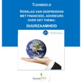 Rapport Bureau DFO: Financieel adviseur kan aanjager worden op gebied van duurzaamheidsmaatregelen
