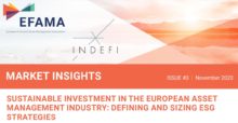 EFAMA publishes report on the level and nature of sustainable investment by the European asset management industry