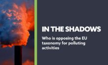 In the Shadow: Who is opposing the taxonomy for polluting activities?