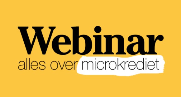 Webinar: 'Alles over microkrediet'