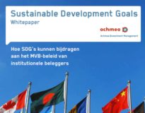 Hoe SDG’s kunnen bijdragen aan MVB-beleid van institutionele beleggers
