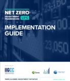 Global framework for investors to achieve net zero emissions alignment launched
