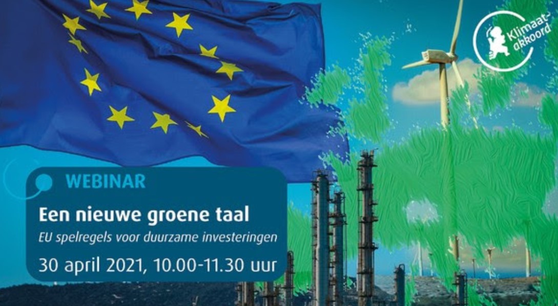 Webinar 'EU-spelregels voor duurzame investeringen'