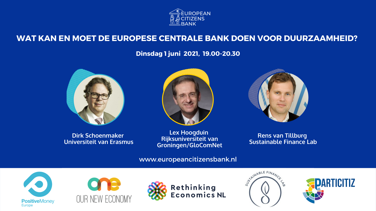 Webinar 'Wat kan en moet de Europese Centrale Bank doen voor duurzaamheid?'