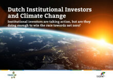 2201 Dutch Institutional Investors and Climate Change 2022 voorkant