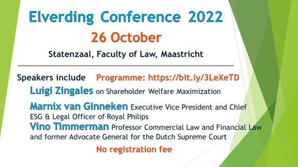 Elverding Conference 2022: Corporate leadership, investors and stakeholder relations in a sustainable future