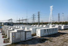 view of energy storage station