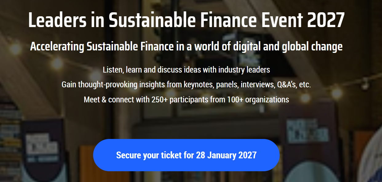 Leaders in Sustainable Finance Event 2027